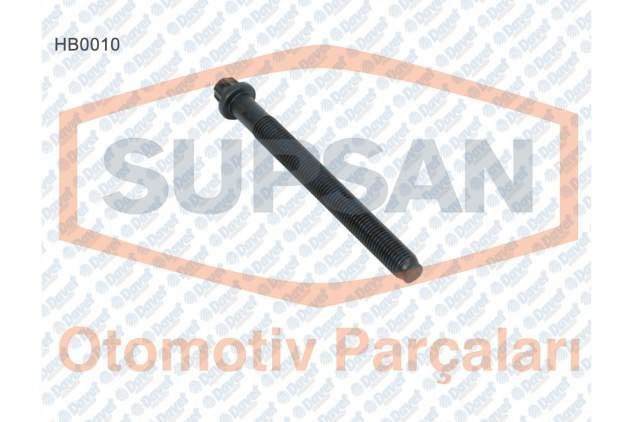 SUPSAN HB0010 Silindir Kapak Saplamasi (10 Adet) Kangoo-Megane-Laguna 1.9d (F8q Yeni)